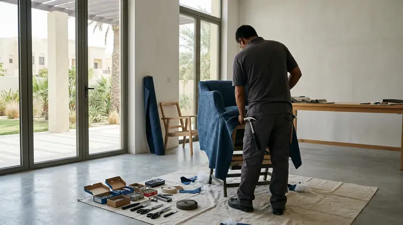 تنجيد وإعادة تنجيد الأثاث في دبي