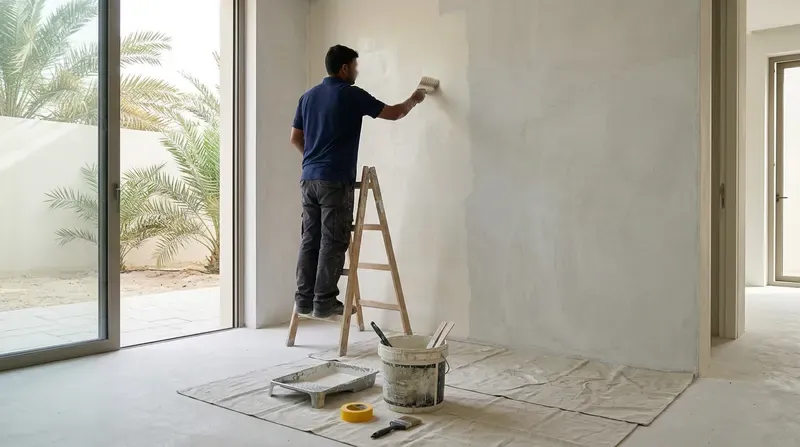 تبييض الجدران في دبي