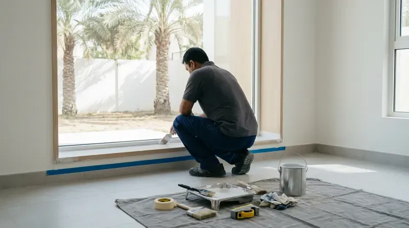 طلاء عتبات النوافذ في دبي