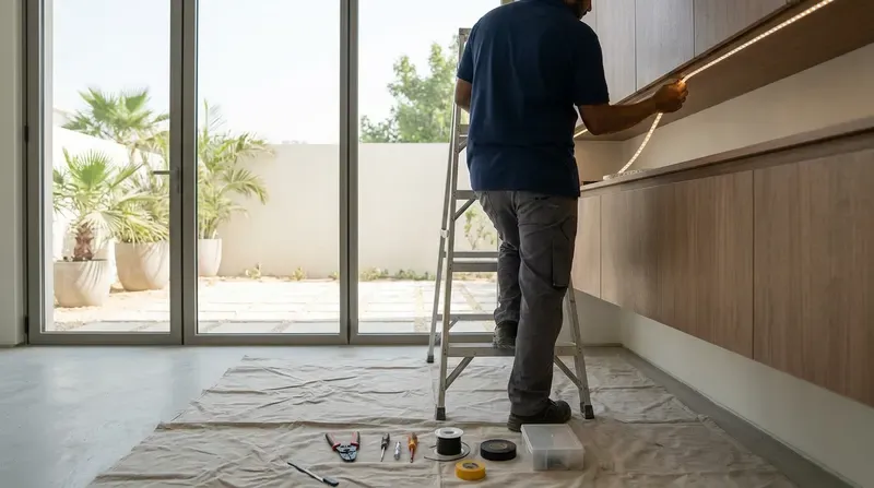 تركيب شرائط الإضاءة LED في الإمارات