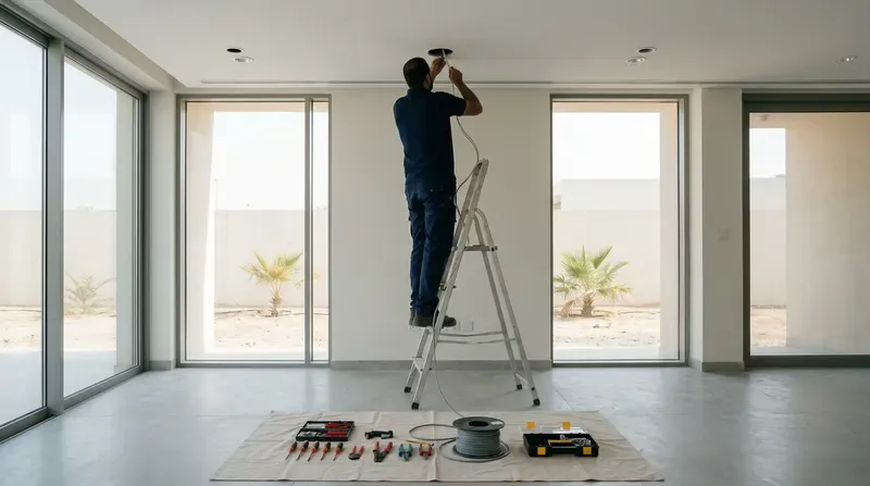 تركيب إضاءة سبوت لايت للمنازل والمكاتب في دبي