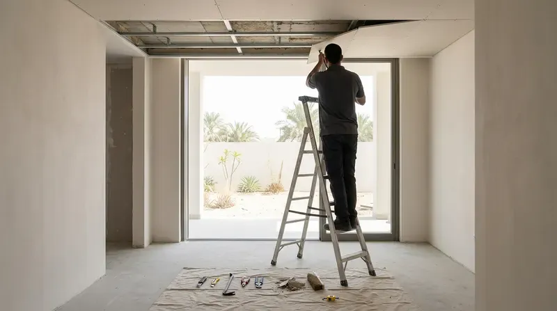 إزالة أغطية الأسقف