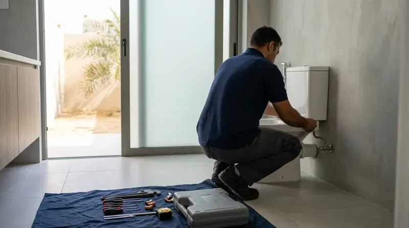 تركيب صندوق طرد المرحاض في دبي