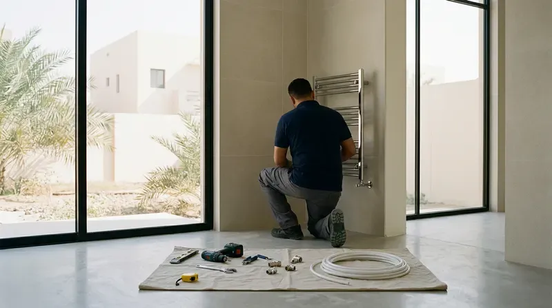 تركيب حامل المناشف في دبي